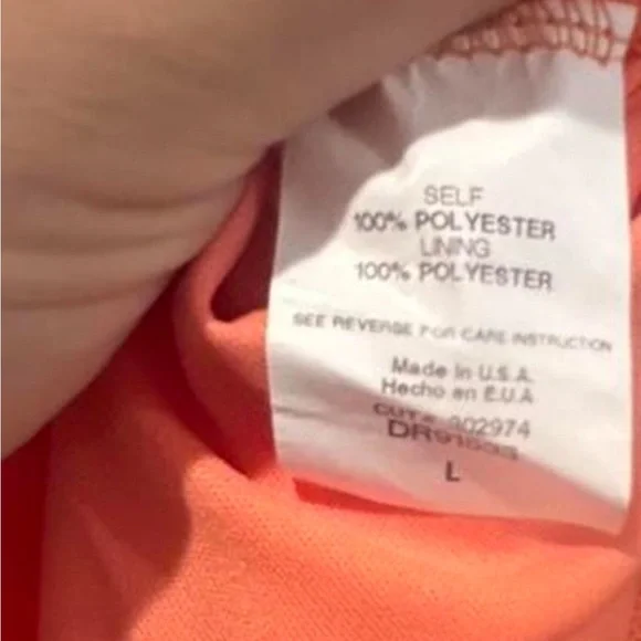 Lush Bright Orange Strapless Maxi Dress with Waist Sash | Large - Picture 5 of 7